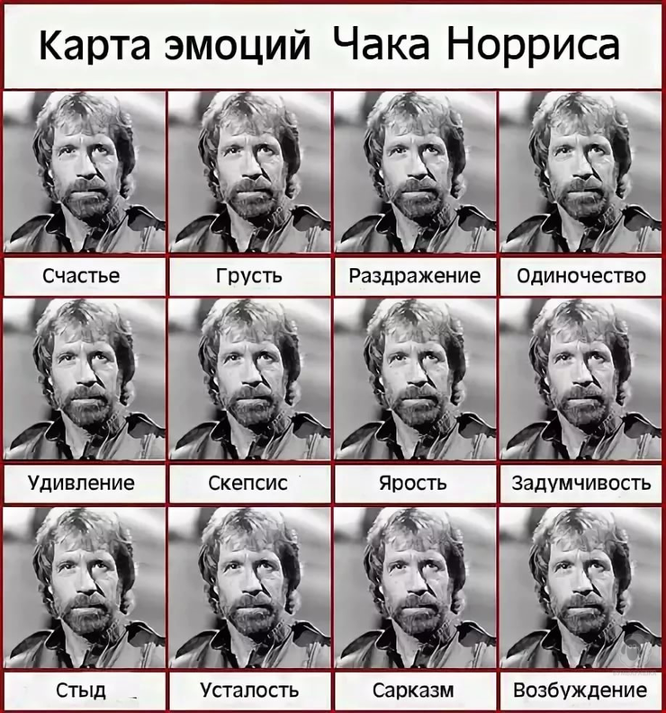 Эмоции чака норриса картинки