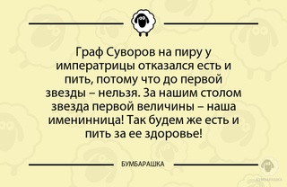 Граф Суворов на пиру у императрицы ...