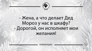 Жена, а что делает Дед Мороз...