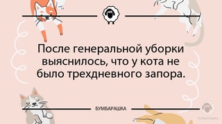 После генеральной уборки выяснилось...