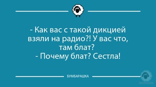 Как вас с такой дикцией взяли на ...