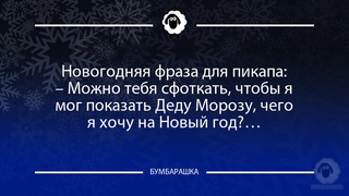 Новогодняя фраза для пикапа:- Можно...